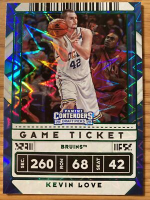 Kevin Love 2020 Panini Contenders Draft Picks Green Explosion Parallel (No.42)