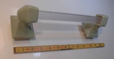 Sage Gray-Green: Matte Ceramic Towel Bar Brackets-Post pole by American Olean
