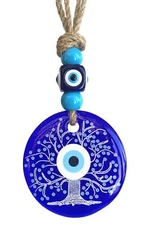 Turkish Evil Eye Tree of Life  Home Office Car Wall Hanging Amulet Gift