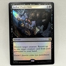MTG - NM - Lethal Protection Marvel's Spider-Man: Eternal-Legal Foil