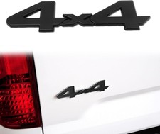 4x4 3d Emblem Badge Matte Black Metal Abs Universal Suv Truck W3m Adhesive