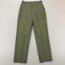 Vintage OG 507 Trouser 80s Military Pants Mens 32 30 x31 Baker Green