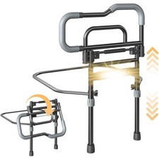 Bed Rails for Elderly Adults Safety, Foldable Bed Assist Rails for Seniors wi...