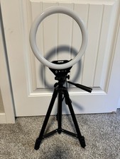Sensyne 10'' Ring Light with 50'' Extendable Tripod Stand, LED Circle Lights