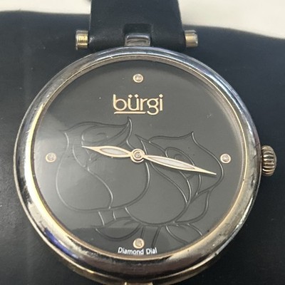 Burgi Diamond Fashion Watch