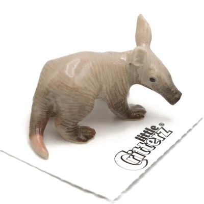 Little Critterz Anteater - Aardvark ''Ethiopia'' - Miniature Porcelain Figurine