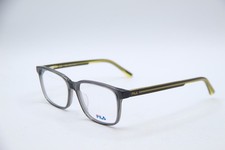 NEW FILA VF9321 COL.06S8 CLEAR GRAY YELLOW AUTHENTIC FRAMES EYEGLASSES 54-16