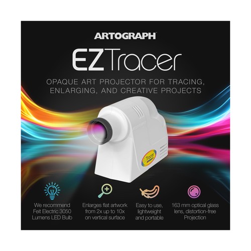 Artograph EZ Tracer Projector + 25W LED Bulb Image Enlarger - Picture 2 of 9