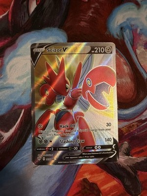 Scizor V (Full Art) 183/189 Swsh03: Darkness Ablaze Holo NM