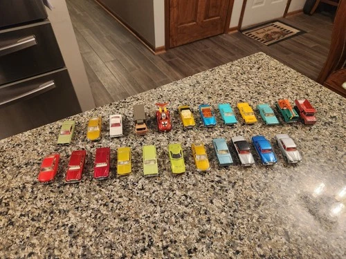 23 Vintage Matchboxes in Great Condition for their Age - some Rare Cars as well!