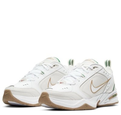 Nike Air Monarch IV White Metallic Gold Phantom Green Lucky 415445-103 Size 13
