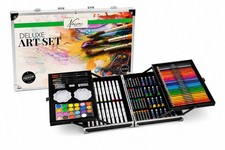 Deluxe Kunstset - Malkoffer 132 teilig Malset...