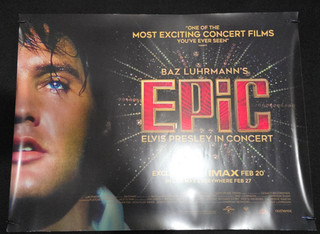Epic Original Quad Cinema Poster Elvis