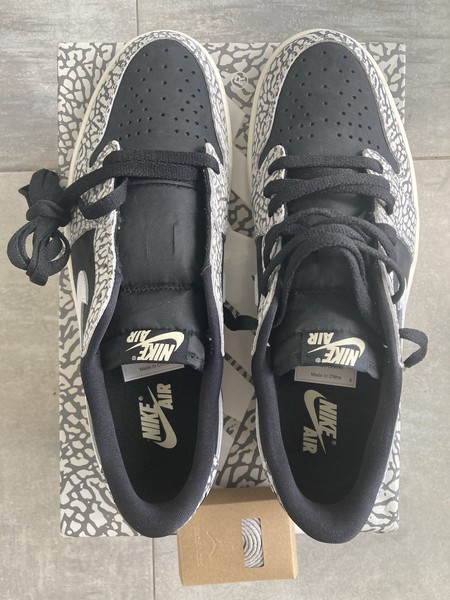 Nike Air Jordan 1 Low OG "Black Cement" US 11 UK 10 EUR 45