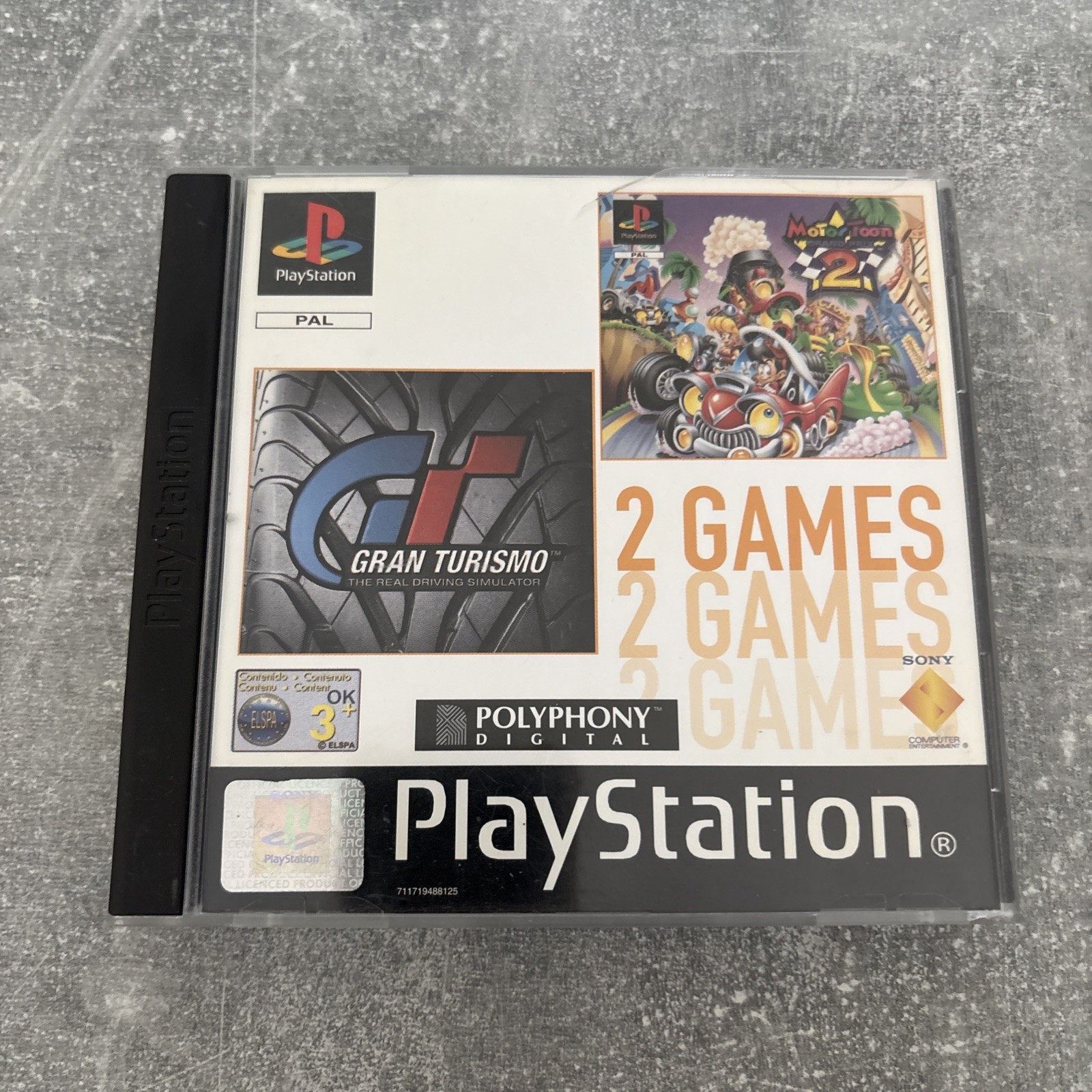 Gran Turismo Motor Toon Grand Prix 2 complet 2 Jeux PS1 PlayStation 1 PAL