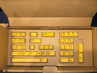 Realforce R1 Topre Yellow Key caps - Extremely Rare