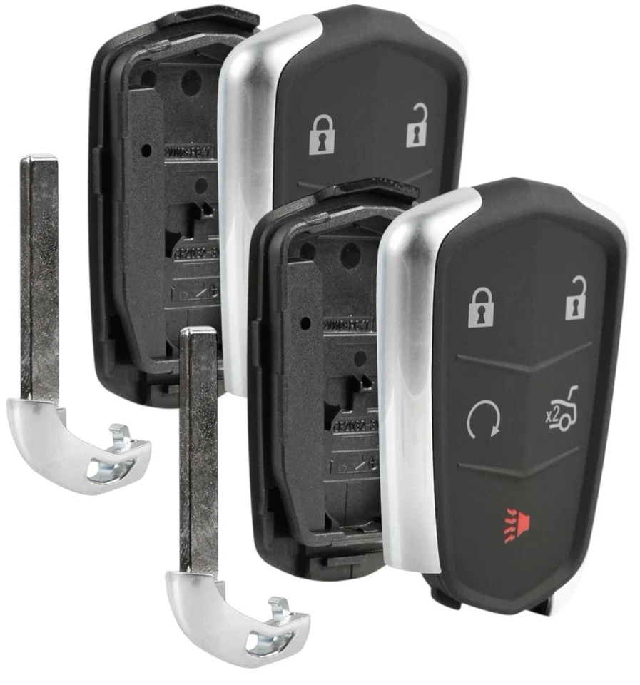 2 fundas para llavero remoto para Cadillac ATS CT6 CTS SRX XT5 XTS 2015 2016 Foto 4 de 4