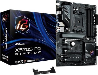 ASRock X570S PG RIPTIDE AM4 AMD X570 SATA 6Gb/s ATX AMD DDR4 Motherboard
