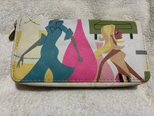 Faux Leather Colourful Large Purse