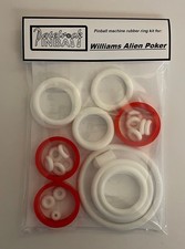 Kit anelli gomma flipper poker alieno Williams 1980 **Personalizza il tuo kit**