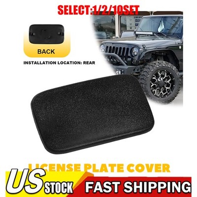 Rear License Plate Delete Relocation Seal Plate Cover For 07-17 Wrangler JK 1~10