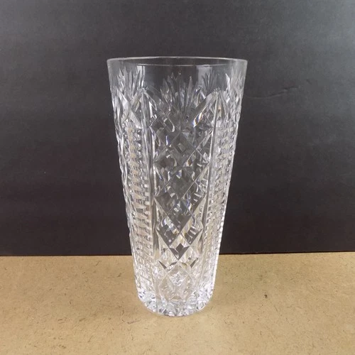 Waterford Crystal Vase 8"  Tall VGC Vintage Made in Ireland