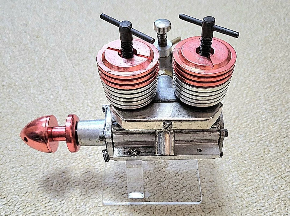 Taplin Twin Mark III Diesel Engine RC Aircraft Model Rare Vintage Aurora Used - Photo 3/4