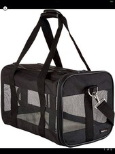 Soft-Sided Mesh Travel Pet Carrier for Kittens, Small Cats  Dogs Black NEW