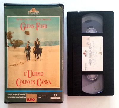 VHS Der letzte Schuss Film Western Glenn Ford Videokassette Ex Nolo (V20)