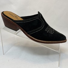 Patricia Nash Batista Western Cowgirl Mule Bl...