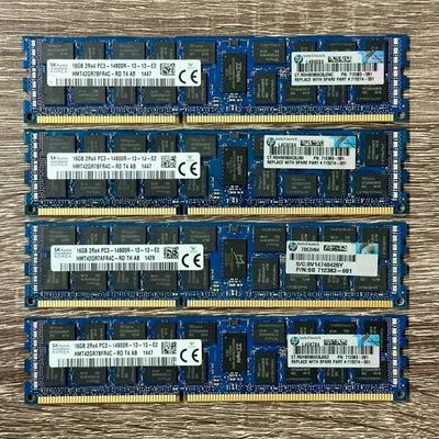 合計 192GB 16GB DDR3 ECCメモリ（RDIMM） × 12枚 16GB DDR3 ECC Network Server RAM for sale | eBay