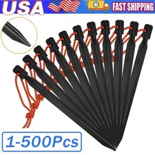 1~500 Pack Tent Stakes Heavy Duty, Aluminum T...