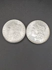 2 Morgan 1882 Silver Dollars $2 Circulated Business Strike Coin 0.9 Fineness