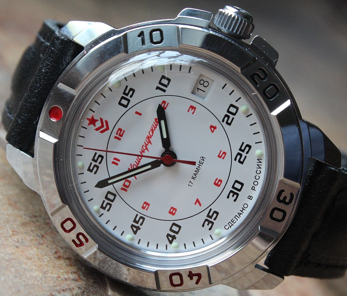 Vostok Komandirsky Mechanical Manual Winding Wrist Watch 431171