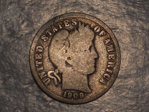 1909 O Barber Dime (Attractive)