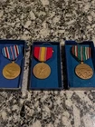 Lot of 3 of Rev Lehne Original US Military Medals WW2 Era