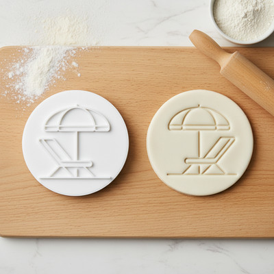 Sommerurlaub Keksstempel - Fondant Präger