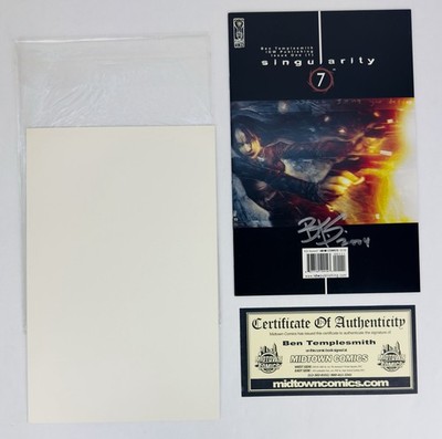Singularity 7 #1 IDW Comic Book  Low Print Run Signed MidtownComics Authenticity