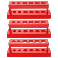 3 pcs Plastic Test Tube Rack, Detachable, Large Aperture 17mm, 15mm, for Scho...