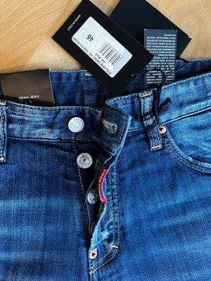 Dsquared2  Cowboy Jean  Washed-Distressed, 46 IT or 31 US, Slim-Straight