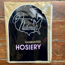 Vintage Nationals Guaranteed Hosiery Nylon Thigh High Stockings Gray NIP New