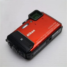 Nikon COOLPIX AW130 Orange Waterproof Digital Camera Tested Rusted Screws Dent