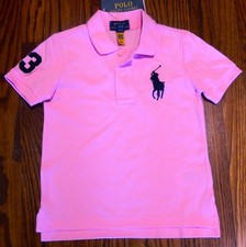 POLO RALPH LAUREN AUTHENTIC TODDLERS BOYS BRAND NEW ORIGINAL T-SHIRT Size 5, NWT