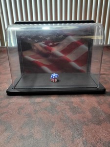 Franklin Mint Display Case And Helmet For The Easy Rider 1/10 Scale Chopper