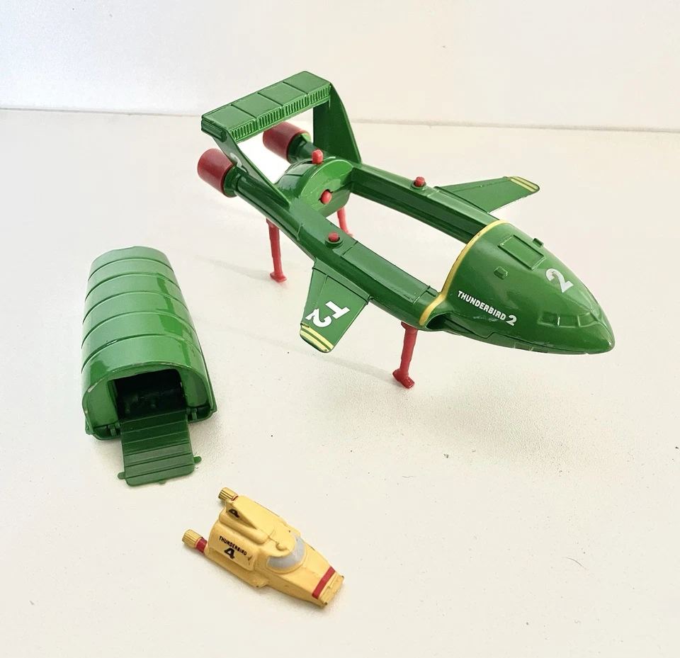 Thunderbirds Matchbox Popy Dinky Toys TB2 & TB4 Diecast - Photo 4/4