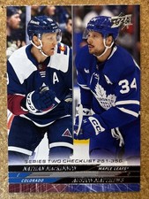 2024-25 Upper Deck Series 2 Nathan MacKinnon Auston Matthews #449