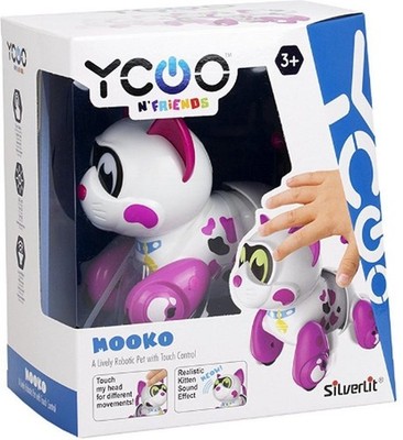 Ycoo N'Friends Robot Mooko + Licht und Ton Pink / Blau