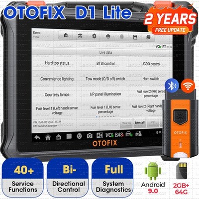 2025 OTOFIX D1 Lite Bidirectional Full System Diagnostic Tool Key Coding Scanner