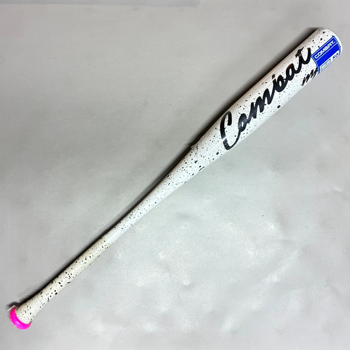 Bate de béisbol Combat MFG Spec A1 galletas y crema BBCOR blanco 32 pulgadas/29 oz