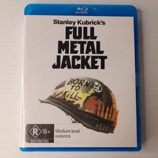 Full Metal Jacket Blu-ray Rare Cover Stanley Kubrick Vietnam War Movie Region B